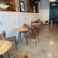 Goji - Inside shot with lots of tables and chairs for hanging out