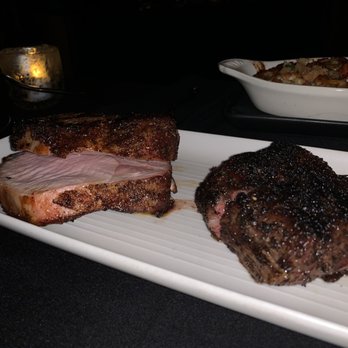 The Butcher's Table - Smoked pork chop + Cap of Ribeye - Steakhouses Near Me - Seattle, Washington