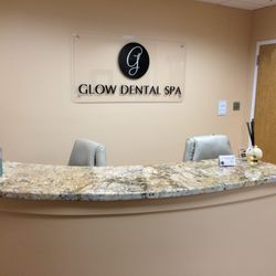 Glow Dental Spa - Our front desk!