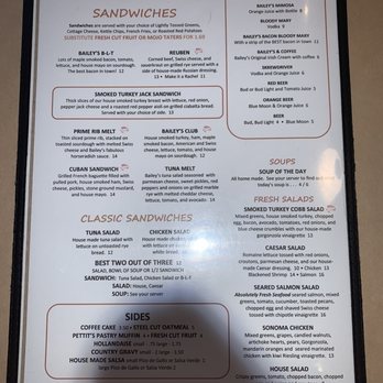 Bailey's Breakfast & Lunch - Menu - Breakfast & Brunch Near Me - Omaha, Nebraska Bailey's Breakfast & Lunch - Menu - Breakfast & Brunch Near Me - Omaha, Nebraska