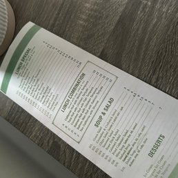 Regular Menu