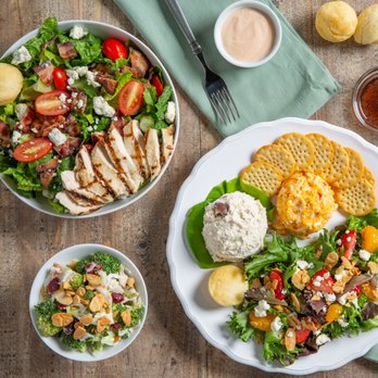 Ashley Mac's Kitchen - a plate of chicken salad, crackers, and crackers - Cafes Near Me - Hoover, Alabama