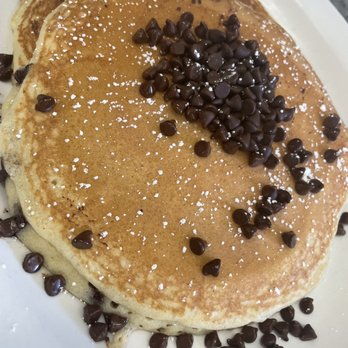 Doc's Diner - 2 Italian chocolate chip pancakes - Seafood Near Me - Key Largo, Florida Doc's Diner - 2 Italian chocolate chip pancakes - Seafood Near Me - Key Largo, Florida
