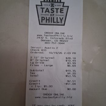 A Taste of Philly - Sandwiches Near Me - Aurora, Colorado