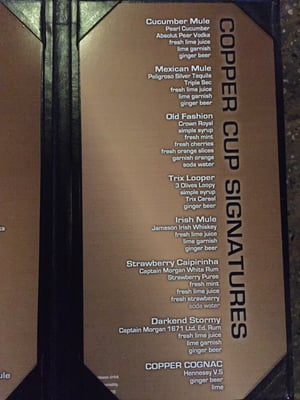 Menu photo 4 The Copper Cup Des Moines, IA