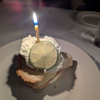 Hendrick's Tavern - Key lime pie with a walnut and graham cracker crust - very tart! - Bars Near Me - Roslyn, New York