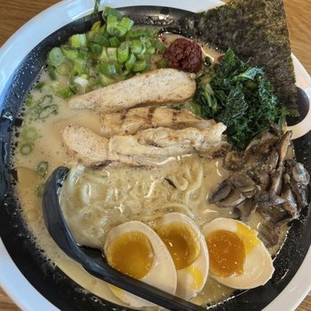 Silverlake Ramen - The Garlic Truffle add Add Seasoned Boiled Egg (1 egg) Add Green Onion Add Chili Paste - Ramen Near Me - Porter Ranch, California