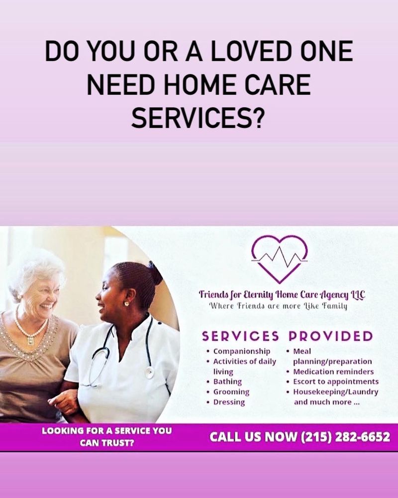 Friends for Eternity Home Care Agency - home care agency in Jenkintown, PA