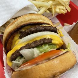 My double double is sticking its tongue out at me!