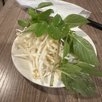 Pho Basil - Small plate of Vegetables for Pho - Vietnamese Near Me - Elk Grove, California Pho Basil - Small plate of Vegetables for Pho - Vietnamese Near Me - Elk Grove, California