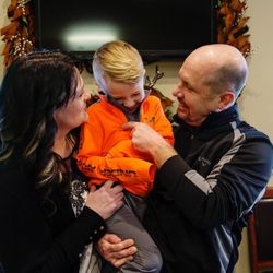 Smile Designs by Sandwick - Dr. Sandwick and his wife and son
