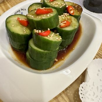 Dumpling Mix - Cucumber salad yum! - Shanghainese Near Me - Redondo Beach, California Dumpling Mix - Cucumber salad yum! - Shanghainese Near Me - Redondo Beach, California
