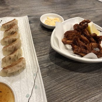 Fujiwara - Fried octopus & gyoza plate - Ramen Near Me - Dublin, California Fujiwara - Fried octopus & gyoza plate - Ramen Near Me - Dublin, California