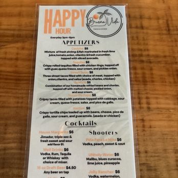 Buena Vida Tapas Lounge - Happy hour menu - Tapas/Small Plates Near Me - Bakersfield, California