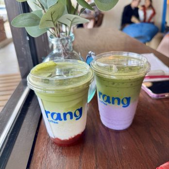 Rang Coffee - Strawberry Matcha Latte and Blueberry Matcha Latte - Coffee & Tea Near Me - Sugar Land, Texas Rang Coffee - Strawberry Matcha Latte and Blueberry Matcha Latte - Coffee & Tea Near Me - Sugar Land, Texas