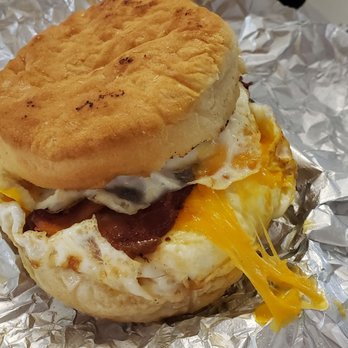 North End Java Stop - Biscuit sandwich with eggs, bacon, cheese - Coffee & Tea Near Me - Carolina Beach, North Carolina North End Java Stop - Biscuit sandwich with eggs, bacon, cheese - Coffee & Tea Near Me - Carolina Beach, North Carolina
