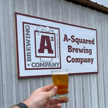 A Squared Brewing Company - Sign with Austin's Lake Lager - Breweries Near Me - Mountain Grove, Missouri A Squared Brewing Company - Sign with Austin's Lake Lager - Breweries Near Me - Mountain Grove, Missouri