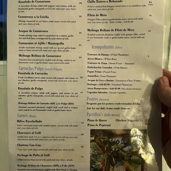 El Parrilla - Menu (back) - Latin American Near Me - Loiza, Puerto Rico El Parrilla - Menu (back) - Latin American Near Me - Loiza, Puerto Rico