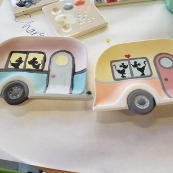 Color Me Mine - Trailer camper plates - Art Classes Near Me - Pasadena, California