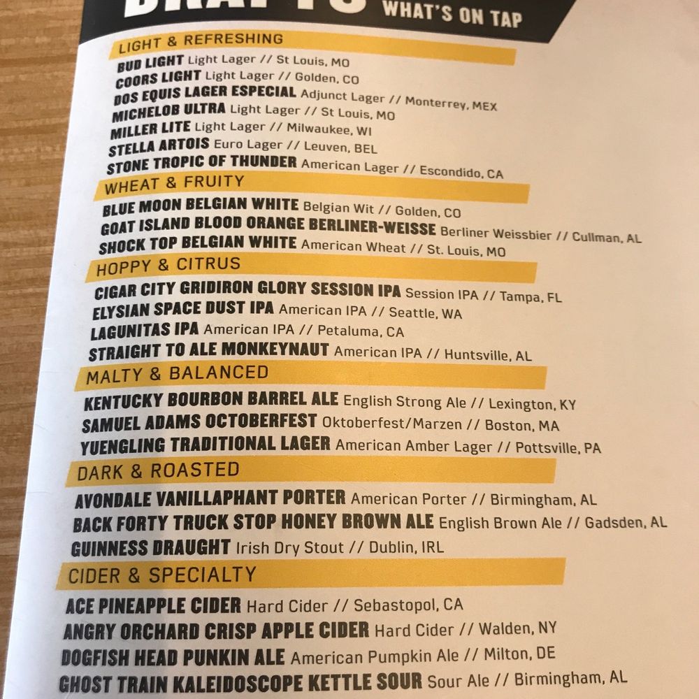 Buffalo Wild Wings - American Near Me - Gadsden, Alabama