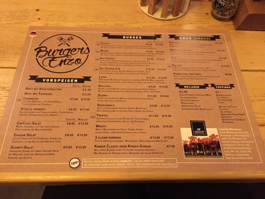 Menu photo 2 Burgers Enzo Roermond, LI