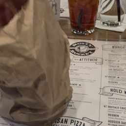 Brown bag Beer special: order a beer for $2.50. It's a surprise Brown bag Beer special: order a beer for $2.50. It's a surprise