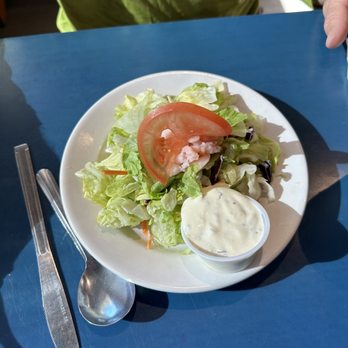 Mo's Seafood & Chowder - Salad had shrimp and came with the combination plate - Seafood Near Me - Cannon Beach, Oregon Mo's Seafood & Chowder - Salad had shrimp and came with the combination plate - Seafood Near Me - Cannon Beach, Oregon