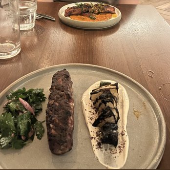 Hamsa - Beef Kabob (Close)
Octopus (Far) - Mediterranean Near Me - Houston, Texas Hamsa - Beef Kabob (Close)
Octopus (Far) - Mediterranean Near Me - Houston, Texas