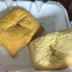 Jeff's Jamaican Cuisine - Spicy beef and chicken curry patties