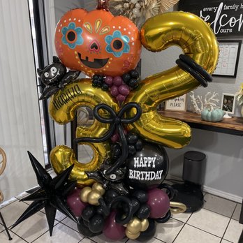 Xpress Balloon Decor - Halloween Bday Balloon Bouquet - Balloon Services Near Me - Norwalk, California