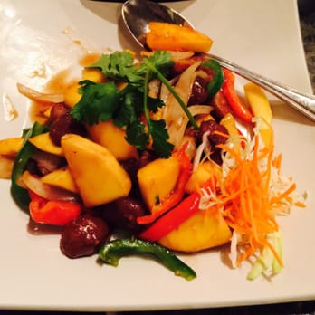 Square Lotus - Veggie mango beef - Vietnamese Near Me - Bellevue, Washington Square Lotus - Veggie mango beef - Vietnamese Near Me - Bellevue, Washington
