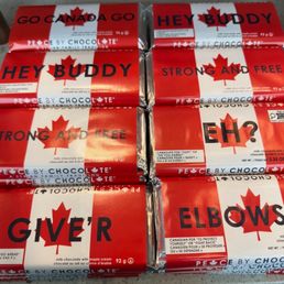 Various chocolate bars