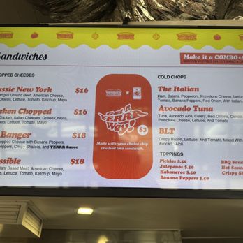 New York's Chopped Cheese - Menu - Delis Near Me - Los Angeles, California New York's Chopped Cheese - Menu - Delis Near Me - Los Angeles, California