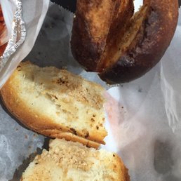 Horrible. Don't buy the garlic bread.