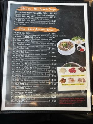 Menu photo 8 Pho Tai Rochester, MN