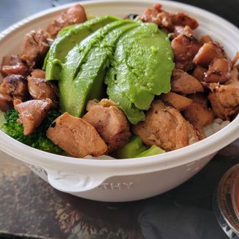Flame Broiler - Chicken bowl w/ avocado & veggies with white rice. - Korean Near Me - Ontario, California Flame Broiler - Chicken bowl w/ avocado & veggies with white rice. - Korean Near Me - Ontario, California