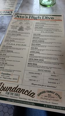Menu photo 2 Otto’s High Dive Orlando, FL Menu photo 2 Otto’s High Dive Orlando, FL