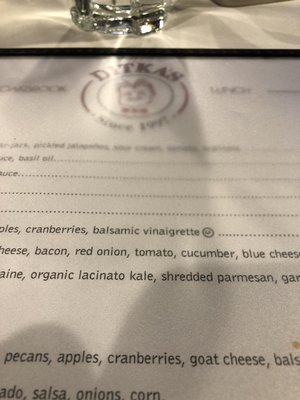 Menu photo 6 Ditka's Oakbrook Oakbrook Terrace, IL