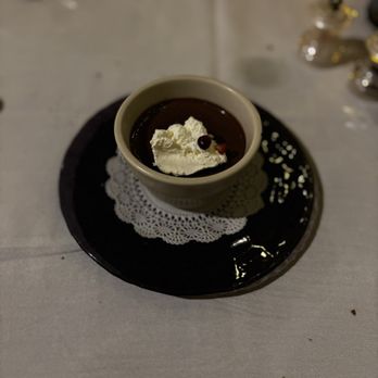 Ledford House - Pomegranate chocolate pudding - French Near Me - Albion, California Ledford House - Pomegranate chocolate pudding - French Near Me - Albion, California