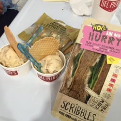 Del Piero's - Pulled pork sarny,ice creams and cookies