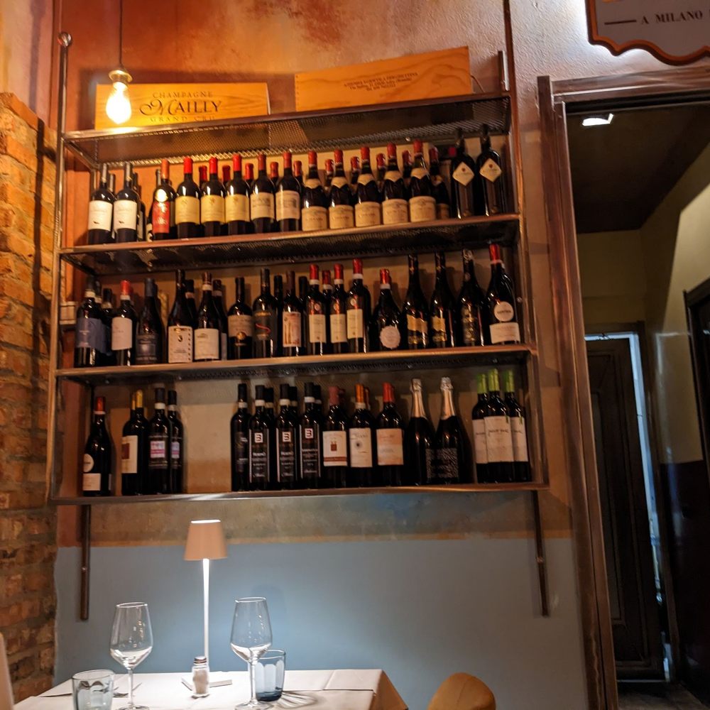 Some of their wine selection