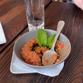 BarVera - Muhammara (came with fresh pita) - Mediterranean Near Me - Stamford, Connecticut BarVera - Muhammara (came with fresh pita) - Mediterranean Near Me - Stamford, Connecticut