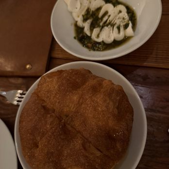 Antico Nuovo - Focaccia with whipped ricotta - Italian Near Me - Los Angeles, California Antico Nuovo - Focaccia with whipped ricotta - Italian Near Me - Los Angeles, California