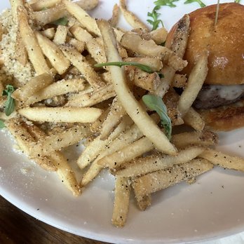 Jay Jay's Bistro - Kobe Sliders with Truffle fries - Mediterranean Near Me - Troy, Michigan
