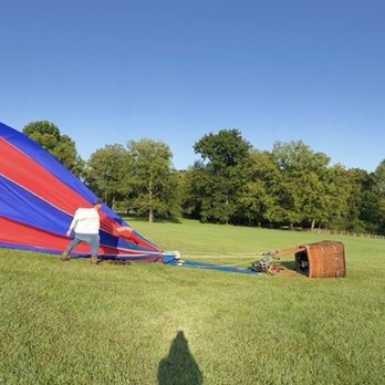Ace High Ballooning - After a super soft landing, we hopped out when instructed and Bob and Sean packed the ballon back up. - Hot Air Balloons Near Me