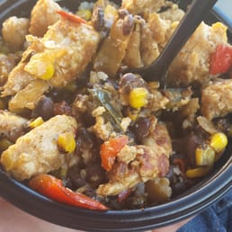 New chicken veggie bowl
