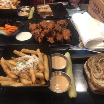 Crazy Craig's Treehouse - Wings and a Ruben split. - American Near Me - Branson, Missouri Crazy Craig's Treehouse - Wings and a Ruben split. - American Near Me - Branson, Missouri