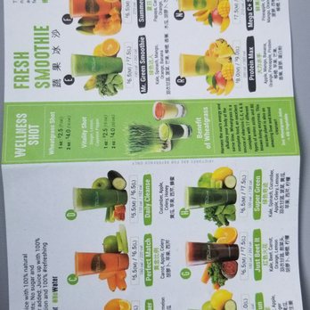Tbaar Cafe Oakleaf - Menu of juices - Cafes Near Me - Jacksonville, Florida