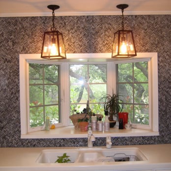 Custom Tile Designs - a kitchen window and sink - Flooring Near Me - New Braunfels, Texas Custom Tile Designs - a kitchen window and sink - Flooring Near Me - New Braunfels, Texas