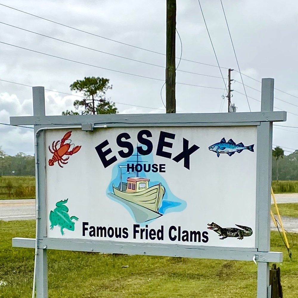 sign for essex house famous fried clams sign for essex house famous fried clams
